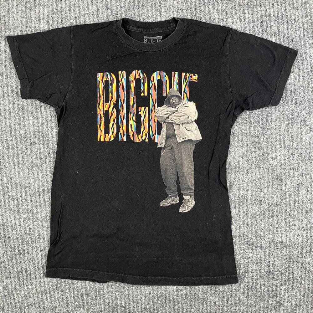 The Notorious B.I.G. T-Shirt Mens Size M Black Biggie Graphic Rap Tee Hip Hop